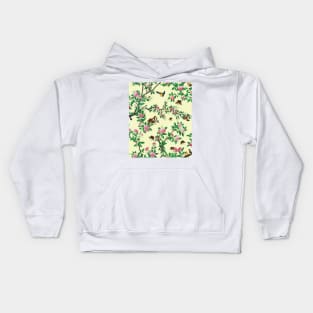 Chinoiserie Yellow Kids Hoodie